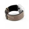 Connect 20mm silikónovo-kožený remienok (130mm M/L) taupe