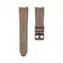 Connect 20mm silikónovo-kožený remienok (130mm M/L) taupe