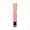 Connect 20mm silikónovo-kožený remienok (130mm M/L) ružový