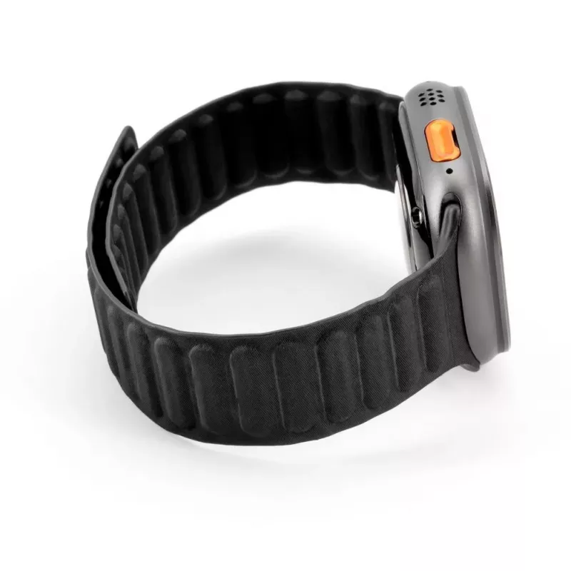 Connect Watch 38/40/41mm magnetický remienok z jemného tkaného twillu čierny