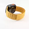 Connect Watch 38/40/41mm magnetický remienok z jemného tkaného twillu žltý