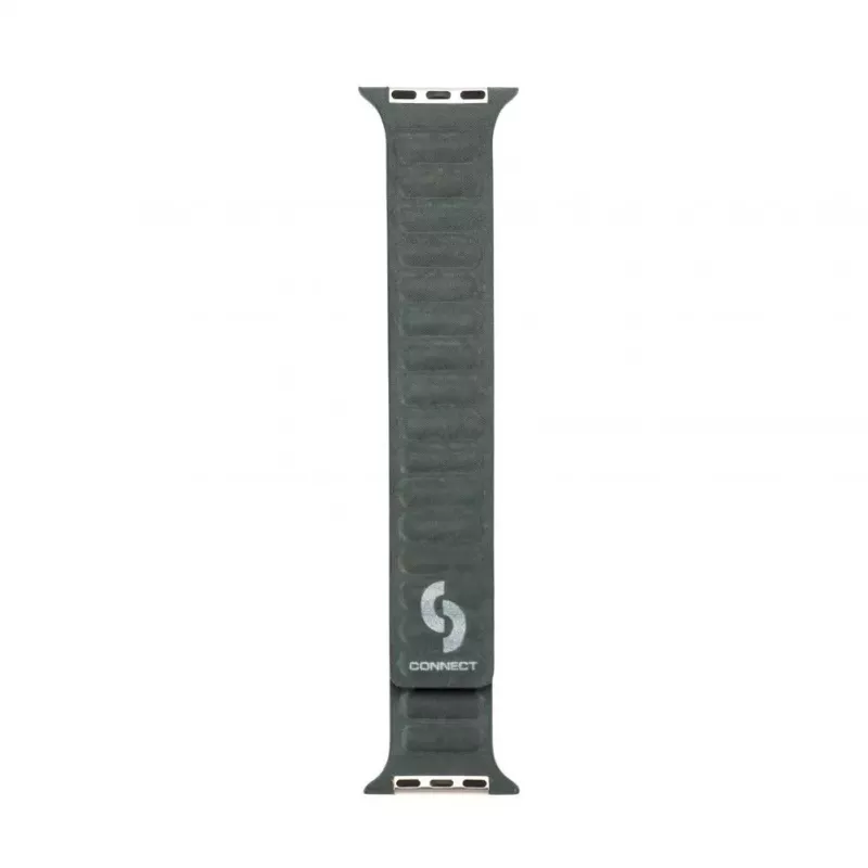 Connect Watch 38/40/41mm magnetický remienok z jemného tkaného twillu zelený