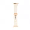 Connect Watch 42/44/45mm kožený remienok Single Loop Buckle biely