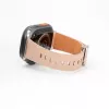Connect Watch 42/44/45mm kožený remienok Single Loop Buckle ružovo-červený