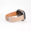 Connect Watch 42/44/45mm kožený remienok Single Loop Buckle ružovo-červený