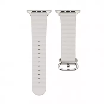 Connect Watch 38/40/41mm Marine kožený remienok starlight