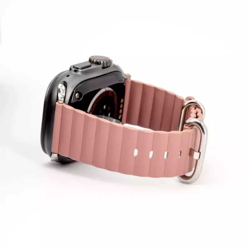 Connect Watch 38/40/41mm Marine kožený remienok dymová fialový