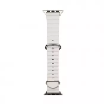 Connect Watch 42/44/45mm Marine kožený remienok starlight
