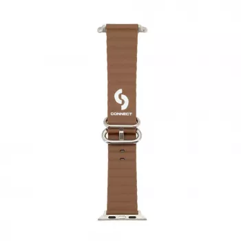 Connect Watch 42/44/45mm Marine kožený remienok hnedý
