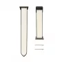 Connect 22mm silikónovo-kožený remienok s magnetickým zapínaním biely