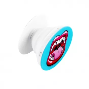 iLike Universal Pop Holder Lips ružová modrá