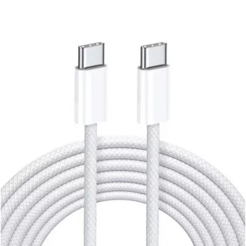 iLike 65W USB-C na USB-C kábel 2M biely