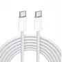 iLike 65W USB-C na USB-C kábel 2M biely