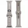 Evelatus Watch 42/44/45 Sport Silicone Loop svetlosivá