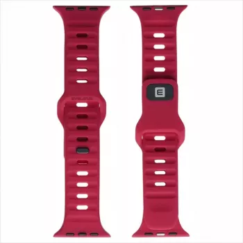 Evelatus Watch 38/40/41 Sport Silicone Loop tmavočervený