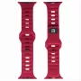 Evelatus Watch 42/44/45 Sport Silicone Loop tmavočervený