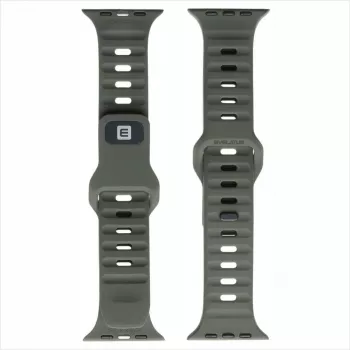 Evelatus Watch 42/44/45 Sport Silicone Loop tmavozelená