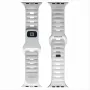 Evelatus Apple Watch 42/44/45mm Sport Silicone Loop remienok biely