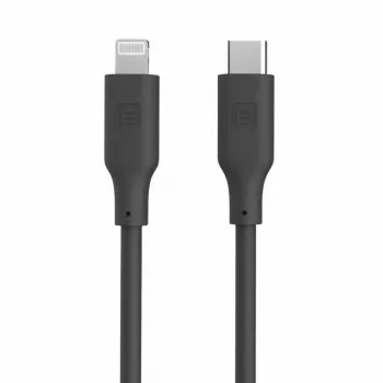 Evelatus USB-C na Lightning silikónový kábel 1,2m (MFI10CL) 60W / 20V 3A čierny