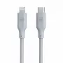 Evelatus USB-C na Lightning silikónový kábel 1,2m (MFI10CL) 60W / 20V 3A biely