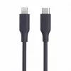 Evelatus USB-C na Lightning silikónový kábel 1,2m (MFI10CL) 60W / 20V 3A modrý