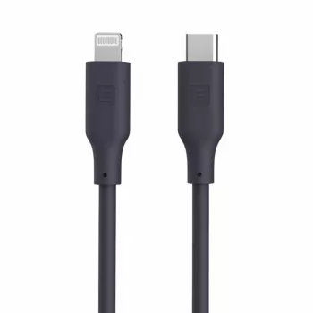 Evelatus USB-C na Lightning silikónový kábel 1,2m (MFI10CL) 60W / 20V 3A modrý