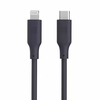 Evelatus USB-C na Lightning silikónový kábel 1,2m (MFI10CL) 60W / 20V 3A modrý