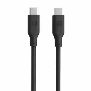 Evelatus USB-C na USB-C silikónový kábel 1,2 m 60 W / 20 V 3 A čierny