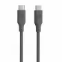 Evelatus USB-C na USB-C silikónový kábel 1,2 m 60 W PD sivý