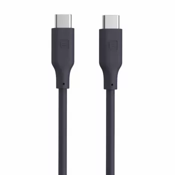 Evelatus USB-C na USB-C silikónový kábel 1,2m 60W 20V/3A modrý