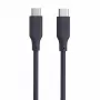 Evelatus USB-C na USB-C silikónový kábel 1,2m 60W 20V/3A modrý