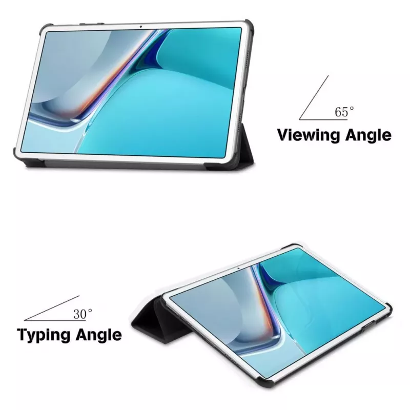 iLike Galaxy Tab S9 FE Plus trojité puzdro Eco-Leather s stojanom Sky Blue