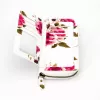 EVELATUS Univerzálna peňaženka s dizajnom na zips Flower White