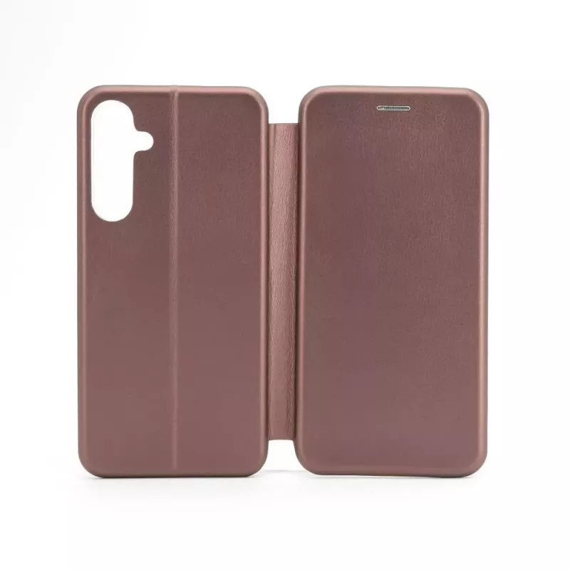 iLike Samsung Galaxy A55 Knižné puzdro Plum