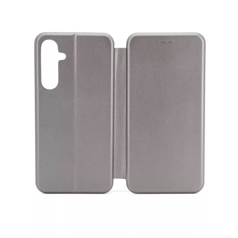 iLike Samsung Galaxy A55 Knižné puzdro Silver