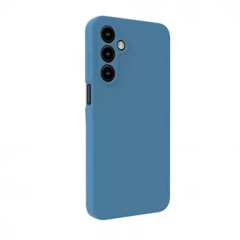 Evelatus Samsung Galaxy A14 4G / 5G Premium Soft Touch Silicone Case sivomodrá