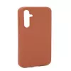 Evelatus Samsung Galaxy A34 Premium Soft Touch Silicone Case sedlová hnedá