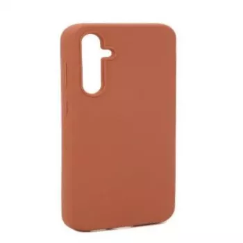 Evelatus Samsung Galaxy A34 Premium Soft Touch Silicone Case sedlová hnedá