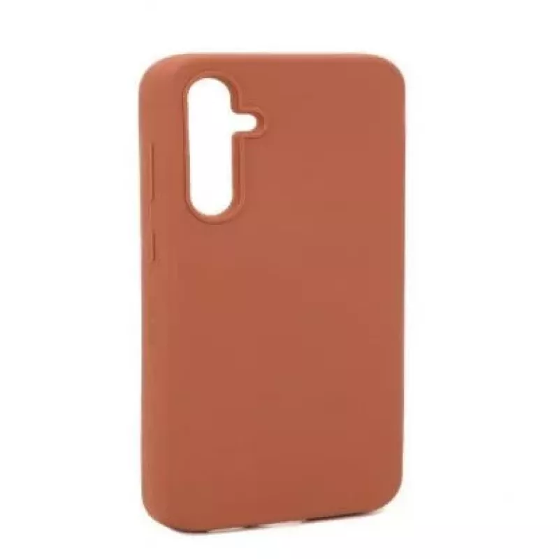 Evelatus Samsung Galaxy A34 Premium Soft Touch Silicone Case sedlová hnedá