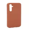 Evelatus Samsung Galaxy A54 Premium Soft Touch Silicone Case sedlová hnedá