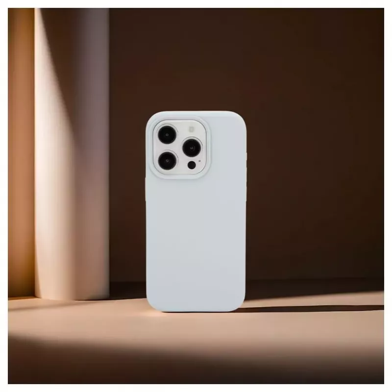 Evelatus Apple iPhone 15 Pro Premium Magsafe Soft Touch Silicone Case New Function sivomodrá