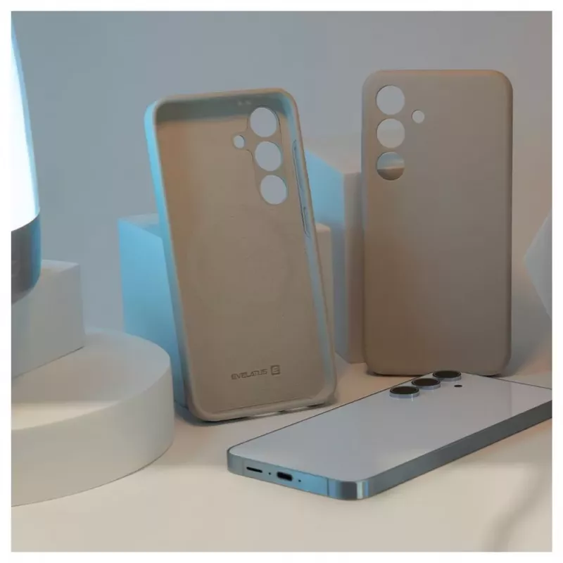 Evelatus Samsung Galaxy S24 Premium Magsafe Soft Touch silikónové puzdro sivé