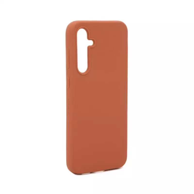 Evelatus Samsung Galaxy S23 FE Premium Soft Touch silikónové puzdro Saddle Brown