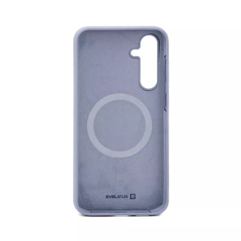 Evelatus Samsung Galaxy S23 FE Premium Soft Touch silikónové puzdro Lavender Gray