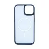 Evelatus Apple iPhone 14 hybridné puzdro s MagSafe PC+TPU modré