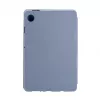 Evelatus Galaxy Tab A9 puzdro na tablet s imitáciou mikrovlákna vo vnútri levanduľová sivá