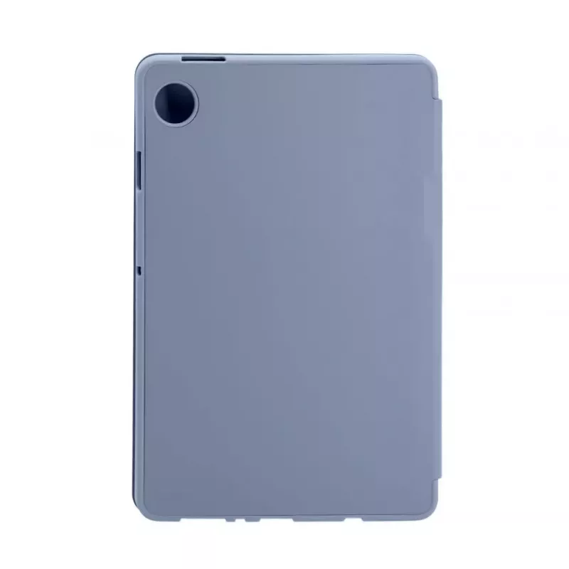 Evelatus Galaxy Tab A9 puzdro na tablet s imitáciou mikrovlákna vo vnútri levanduľová sivá