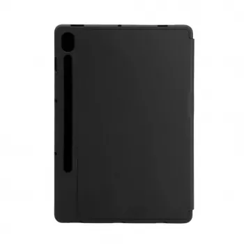 Evelatus Galaxy Tab S9 puzdro na tablet s imitáciou mikrovlákna vnútri čierne