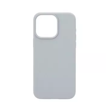 Connect Apple iPhone 15 Pro Premium MagSafe Soft Touch silikónové puzdro New Function sivá modrá