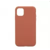 Connect Apple iPhone 11 Premium MagSafe Soft Touch silikónové puzdro New Function Saddle Brown